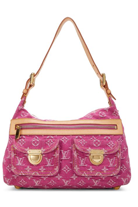 lv pink bag|louis vuitton pink denim bag.